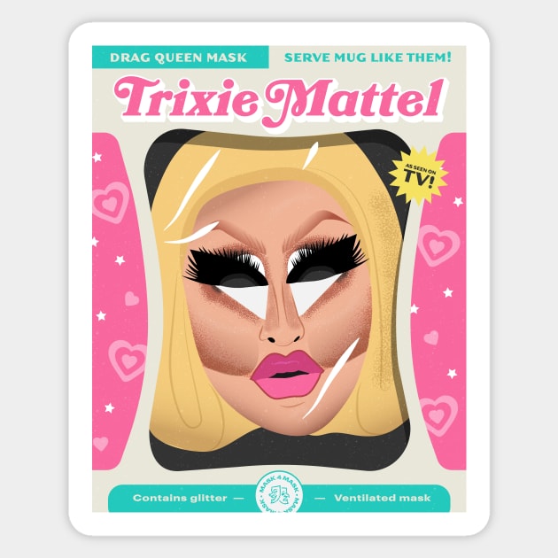 Trixie Mask Sticker by whos-morris